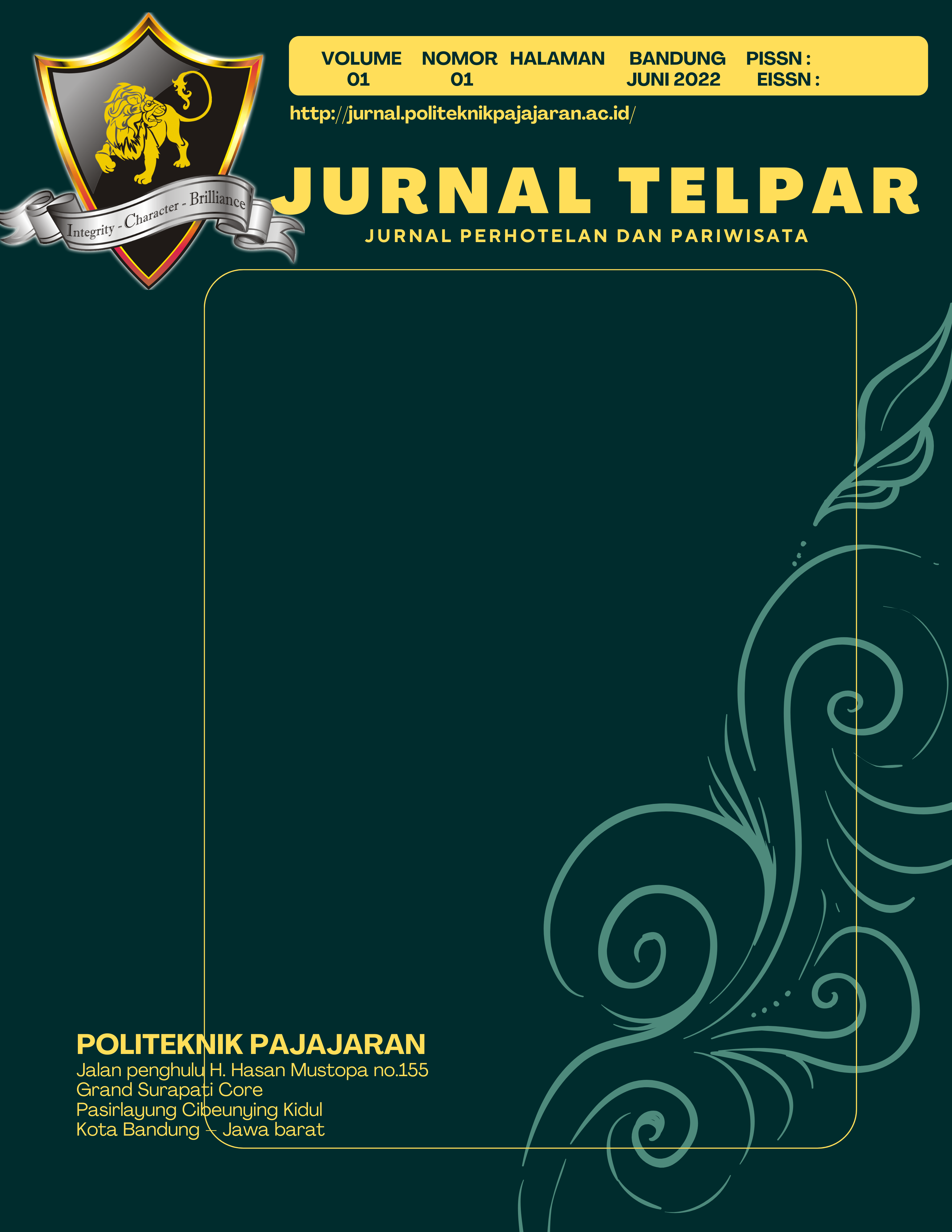 					Lihat Vol 5 No 1 (2026): JURNAL PERHOTELAN DAN PARIWISATA (TELPAR)
				